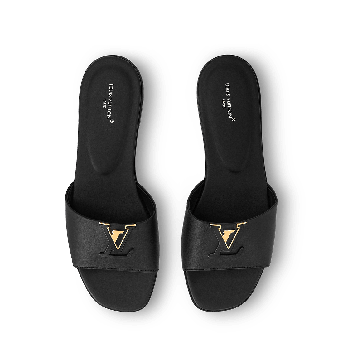 Louis Vuitton LV Mare Black Flat Sandals-2