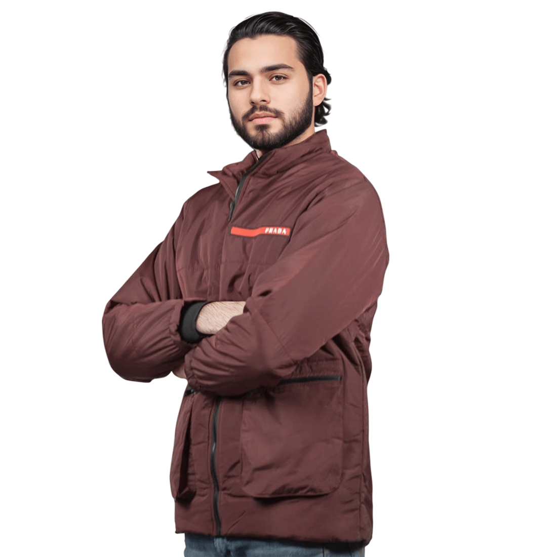 Prada Wine Premium Quality Jacket-0