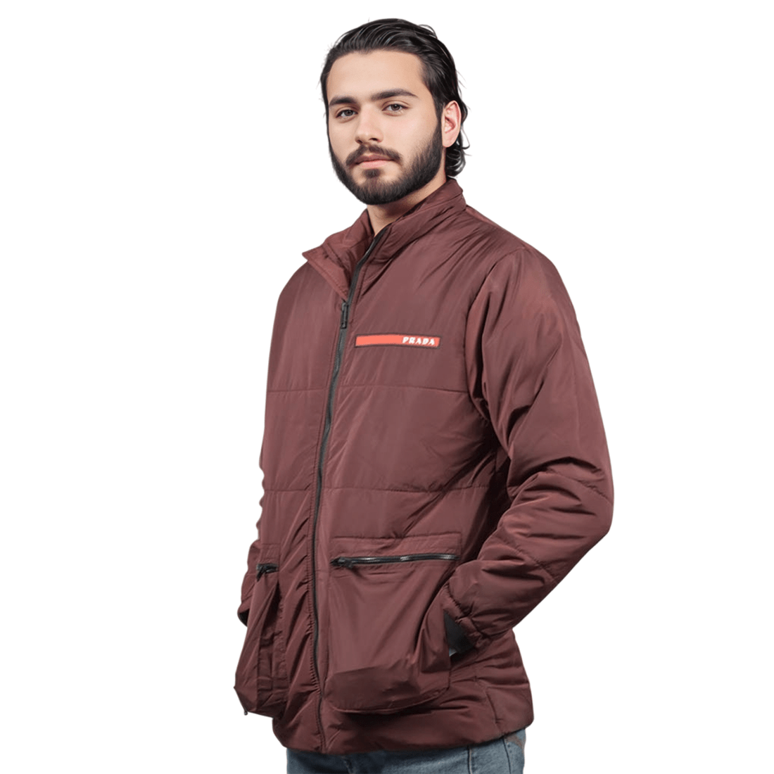 Prada Wine Premium Quality Jacket-1