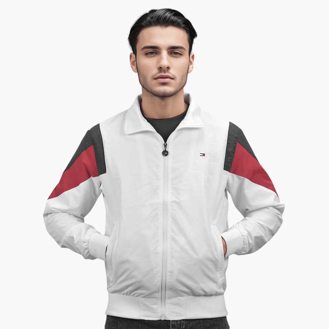 Tommy Hilfiger White Premium Zipper-2