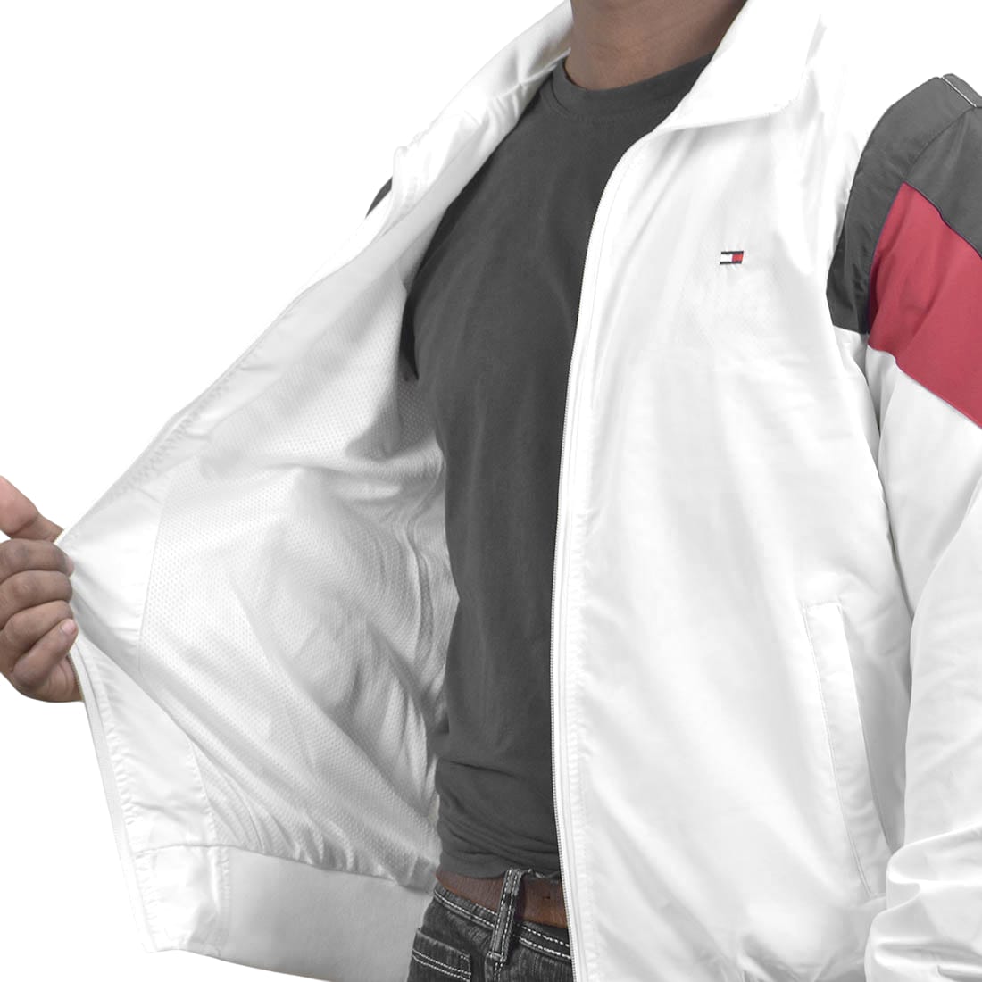 Tommy Hilfiger White Premium Zipper-5