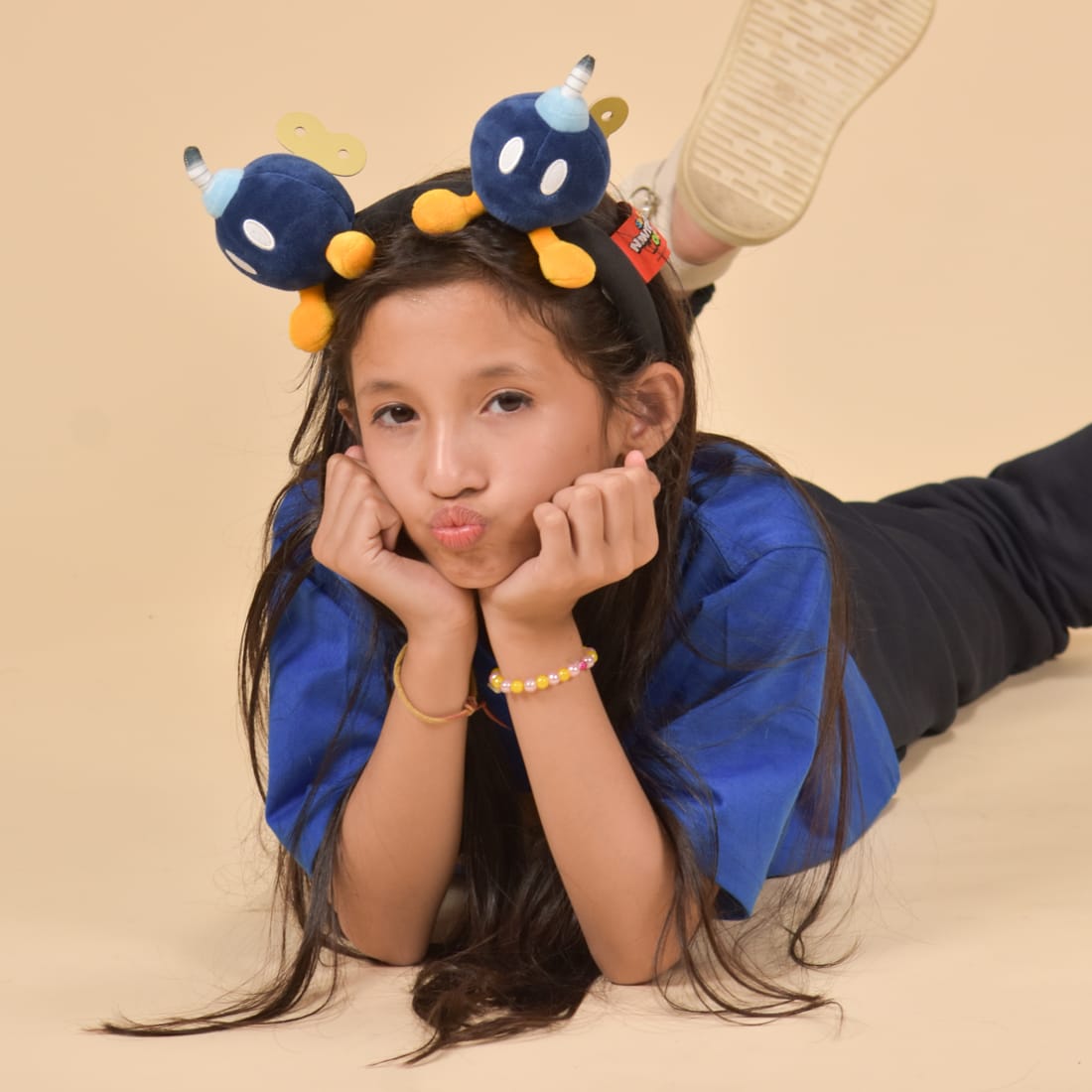 Moschino Blue Teddy Print Premium Kids T-shirt-3