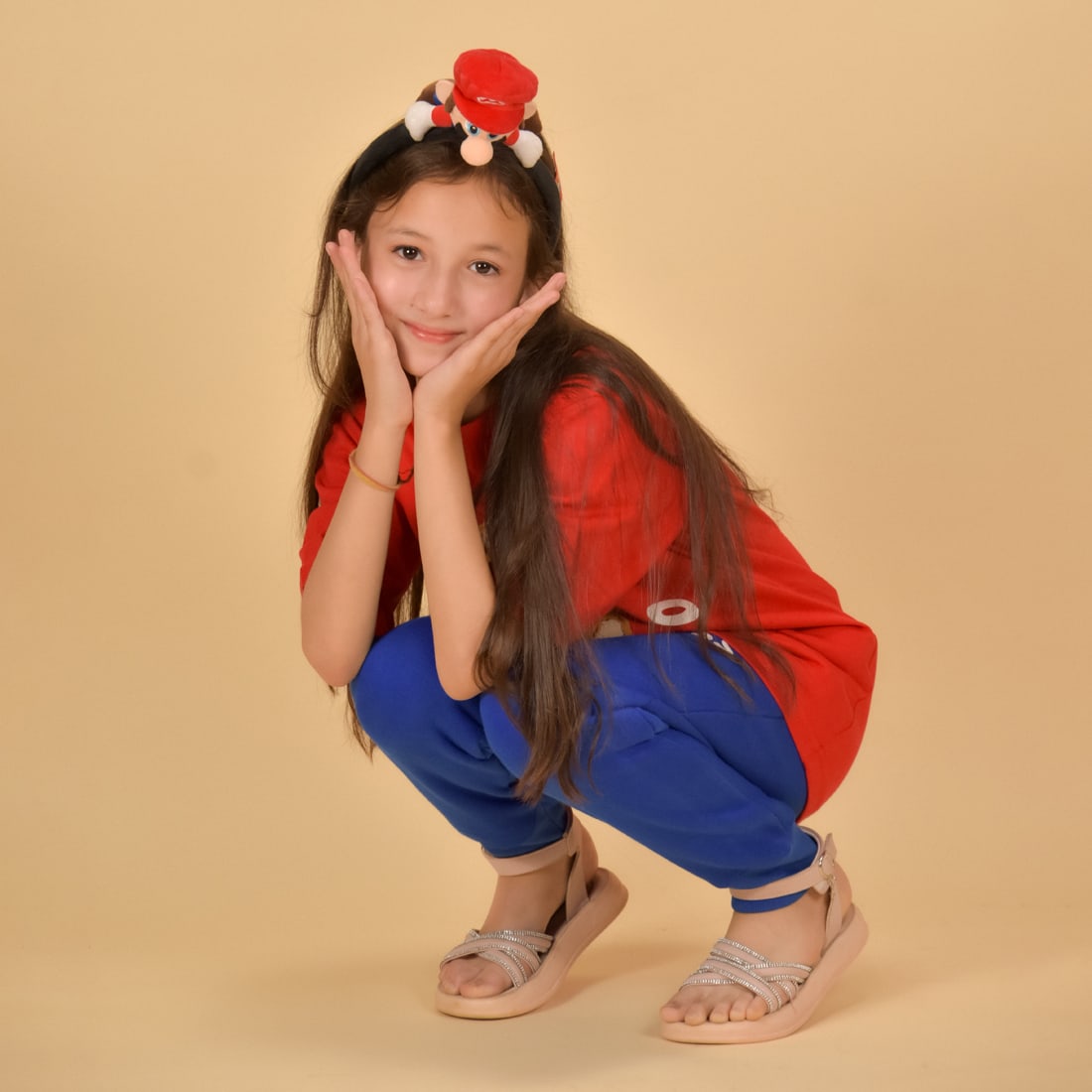 Moschino Red Teddy Print Premium Kids T-shirt-3