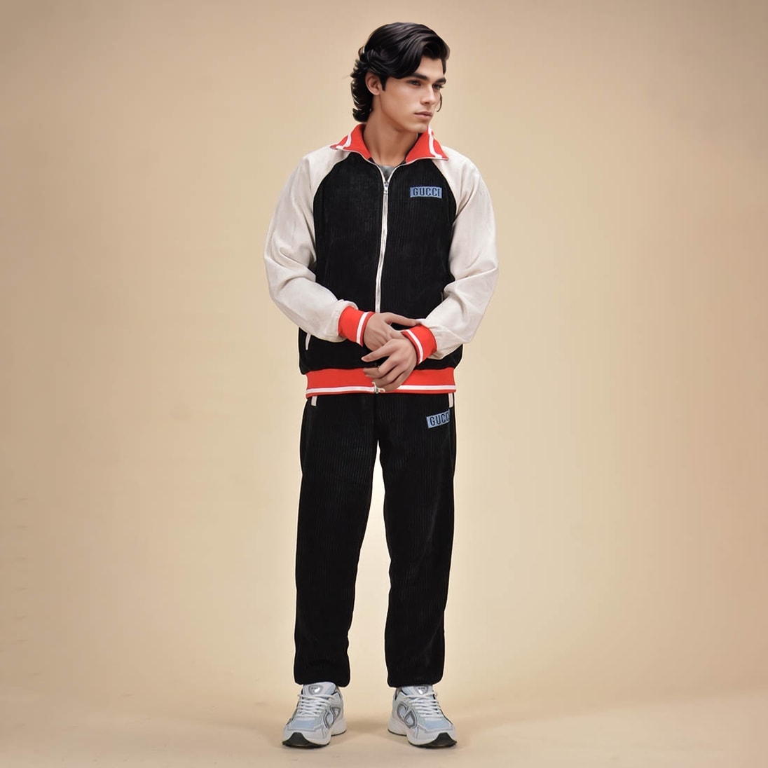 Gucci Black Premium Quality Track Suit-0
