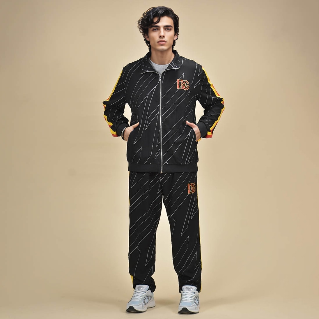 Dolce & Gabbana Black Premium Quality Track Set-0