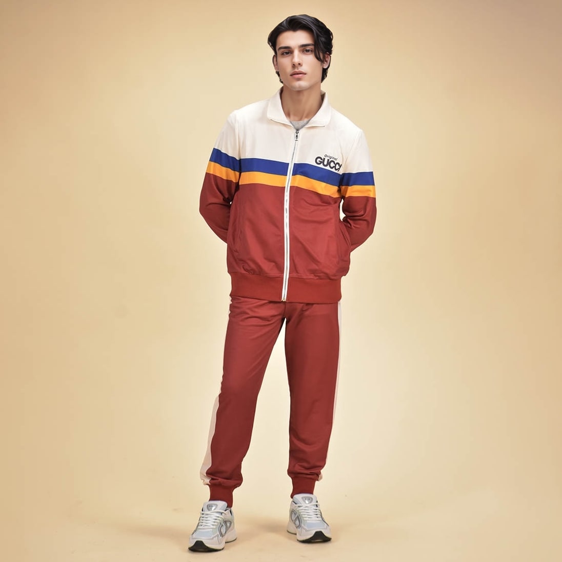 Original Gucci Print Jersey Trackset-0