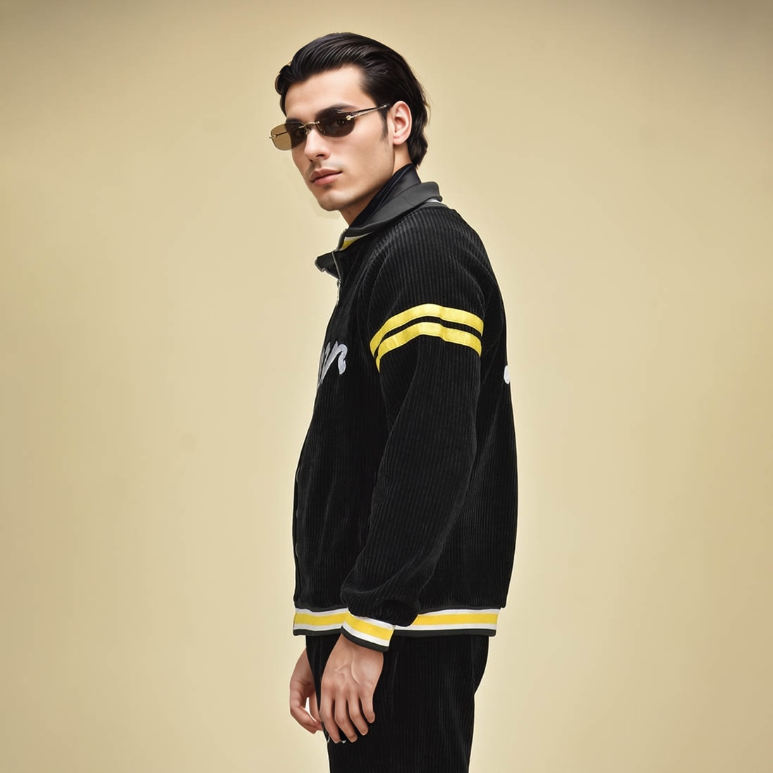 Dior Black and Yellow Premium Quality Tracksuit-5