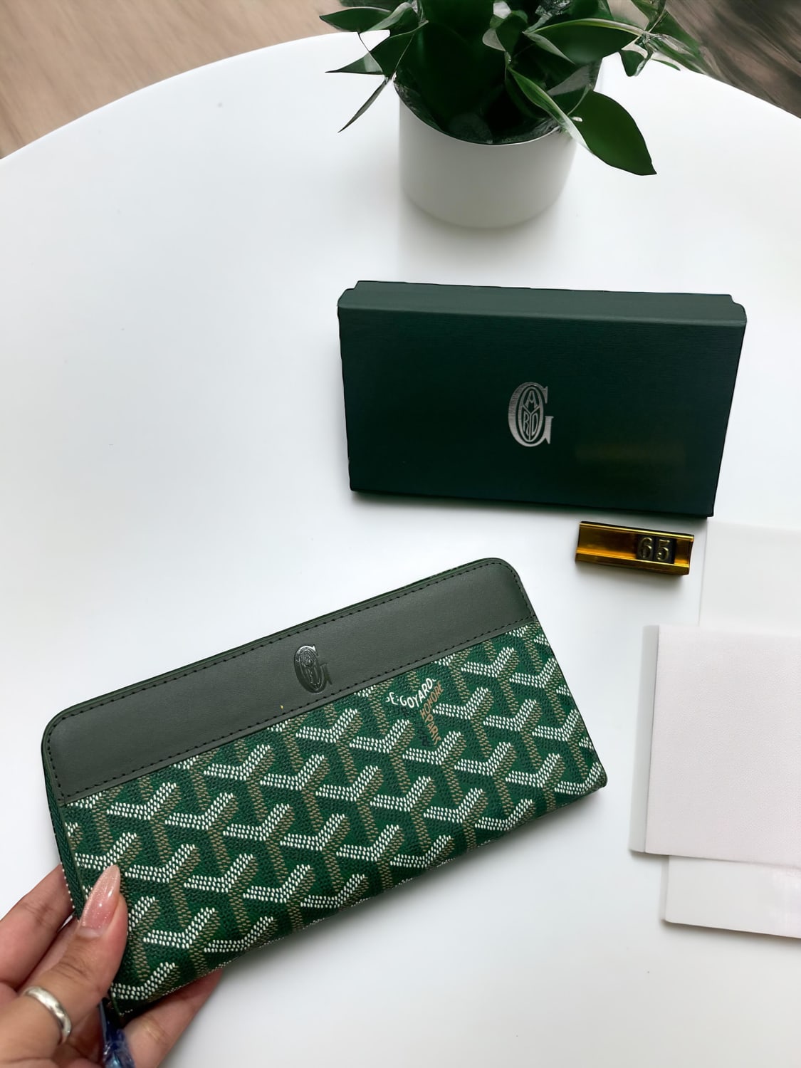Goyard Premium Long Card Wallet-0