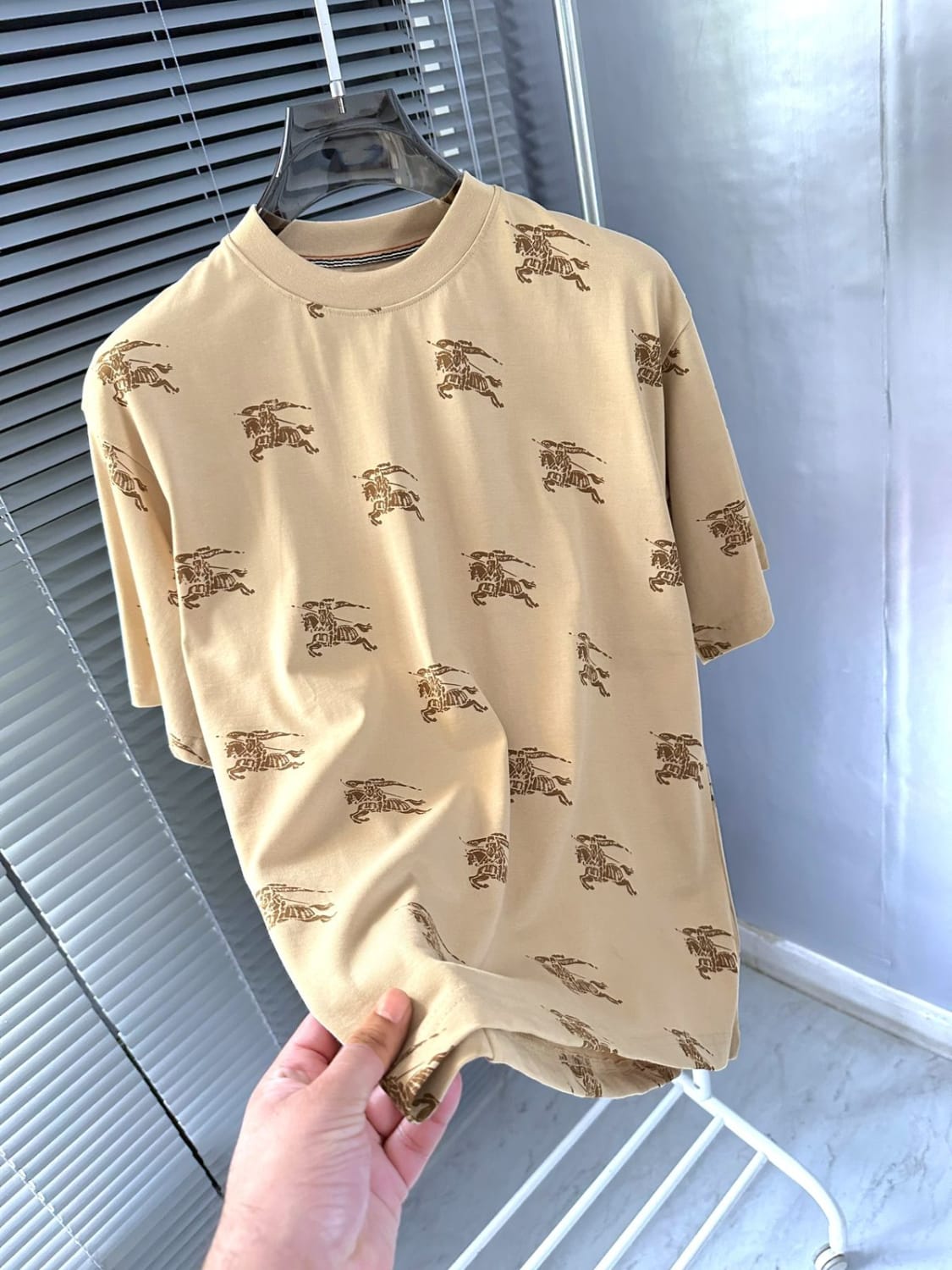 Burberry Brown Premium Exclusive Polo T-shirt-1