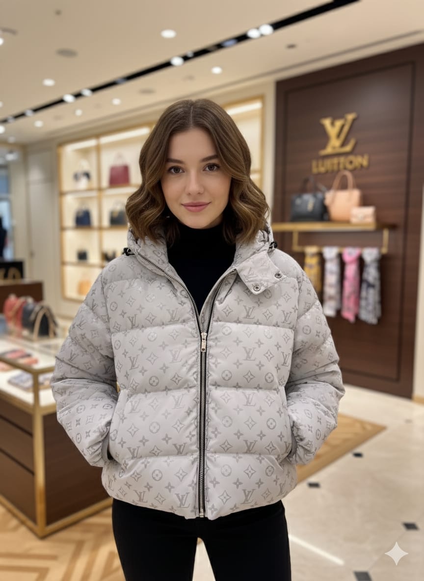 Louis Vuitton Grey Premium Quality Jacket-1