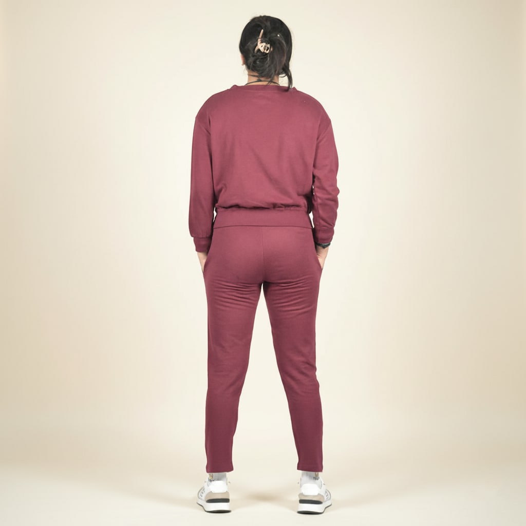 Armani Exchange Magenta Premium Quality Tracksuit-5