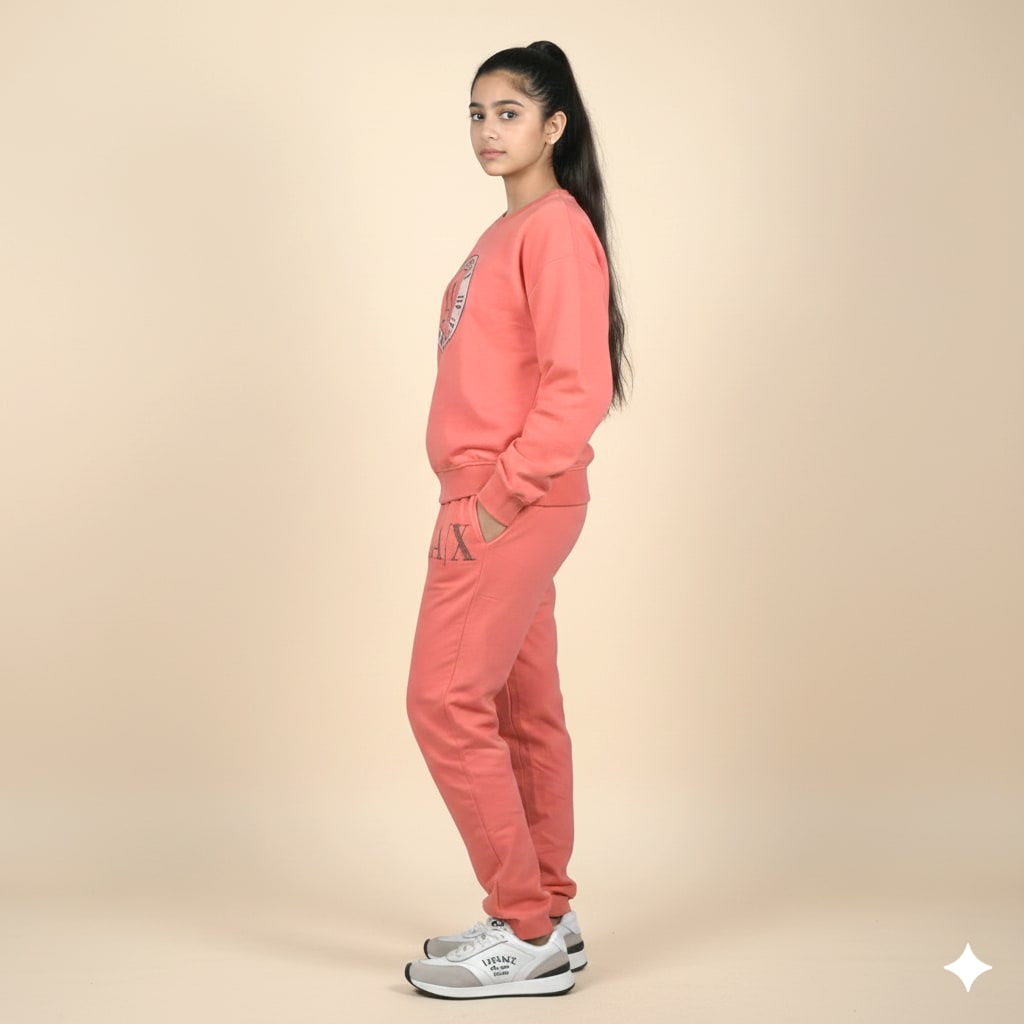 Armani Exchange Orange Premium Quality Tracksuit-2