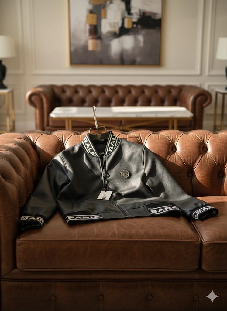 Balmain Black Imported Exclusive Premium Quality Jacket-2