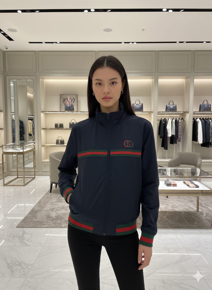 Gucci Blue Premium Quality Jacket-1