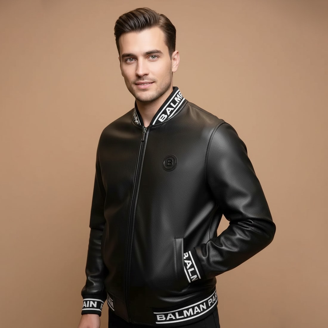 Balmain Black Imported Exclusive Premium Quality Jacket-0