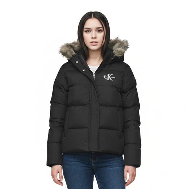 Calvin Klein Black Premium Quality Puffer Jacket-0