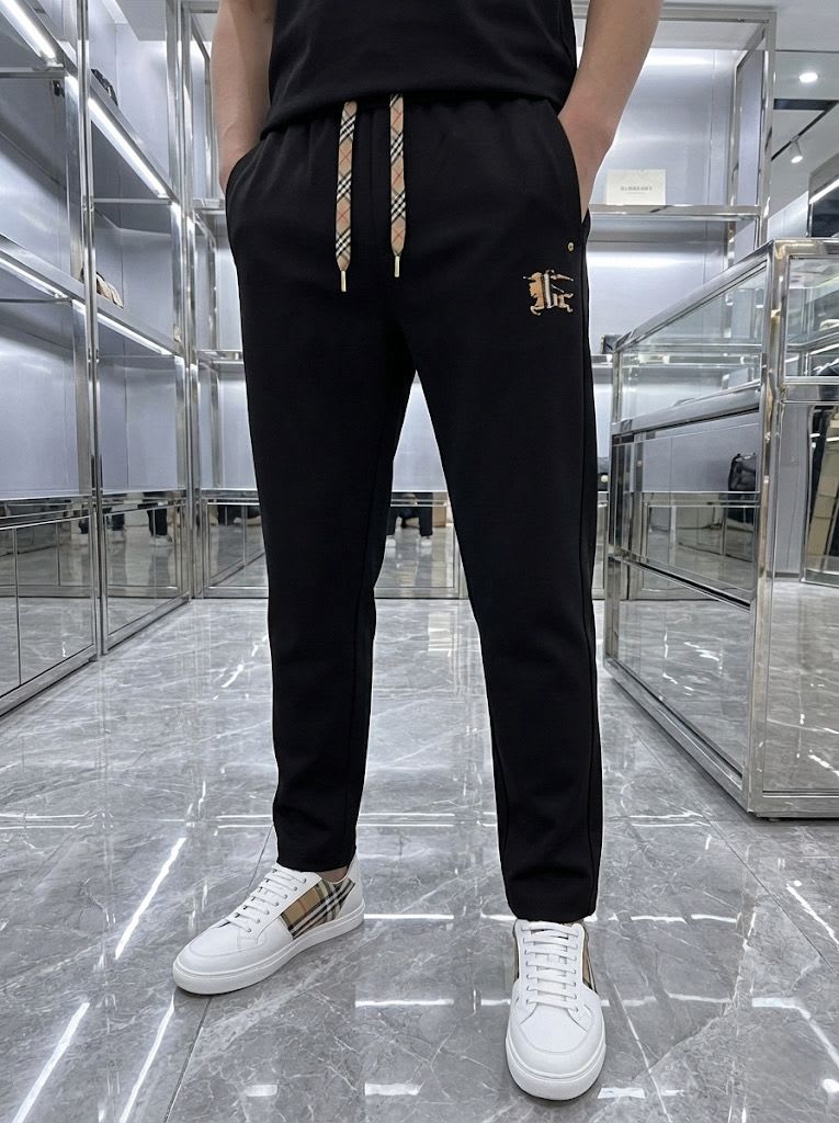 Burberry Black Premium Quality Warm Track Pant-0