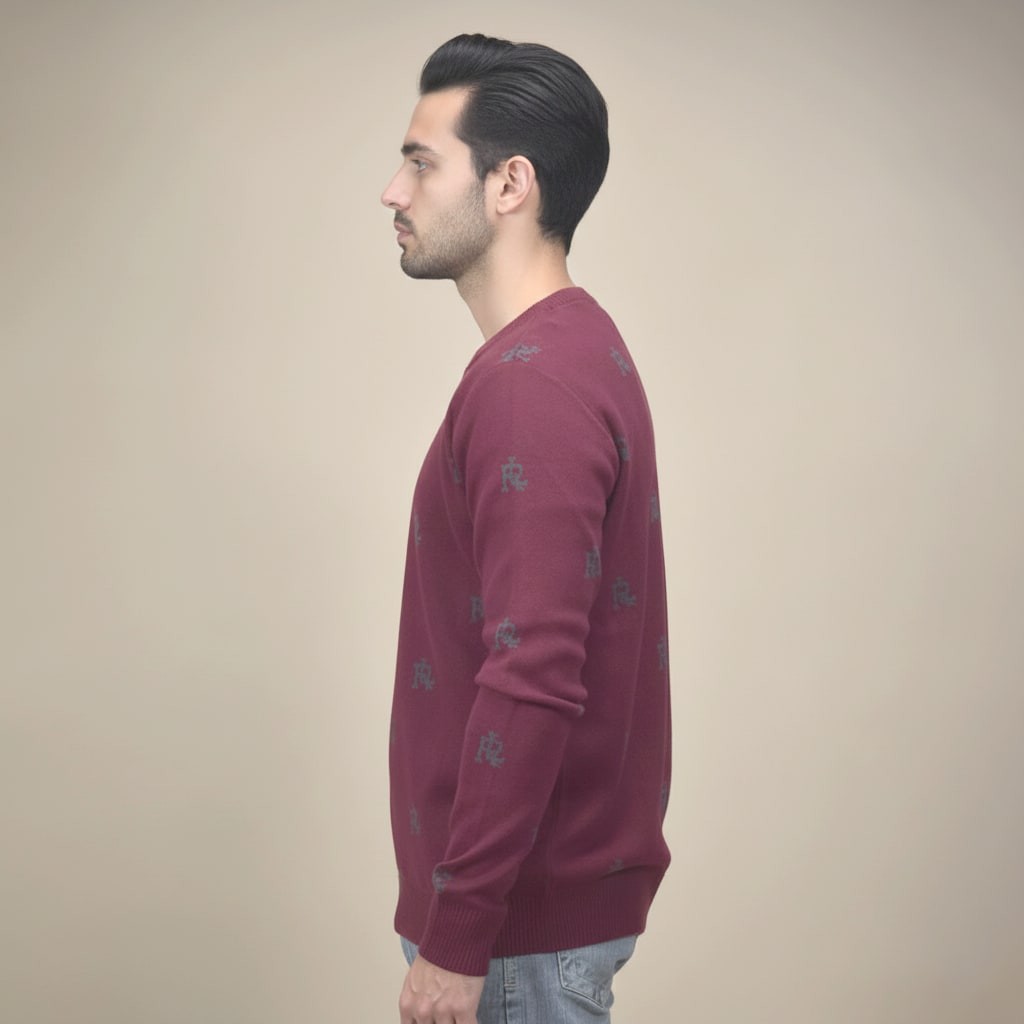 Ralph Lauren Wine Premium Quality Pullover-3