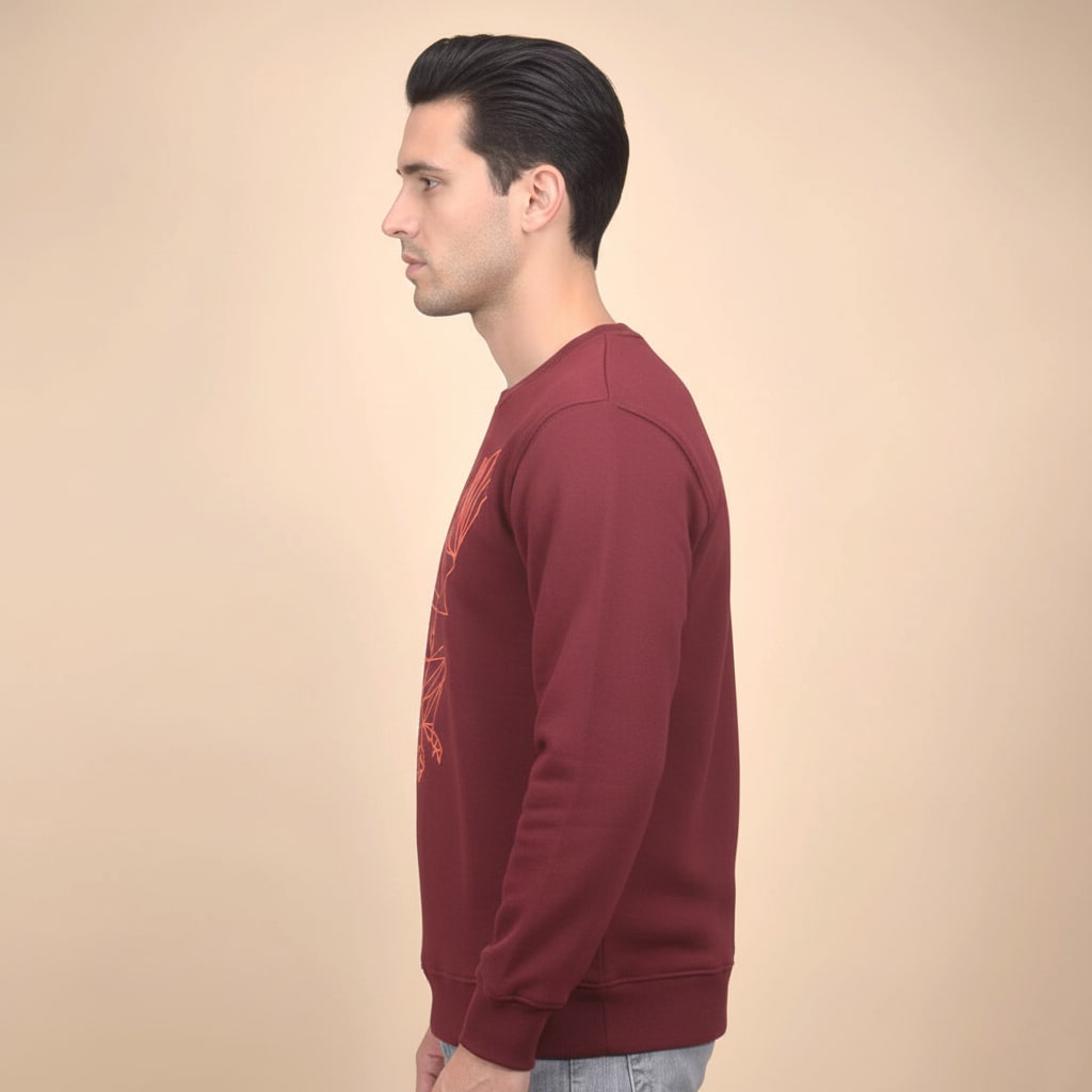 Armani Exchange Wine Premium Quality Sweatshirt-4