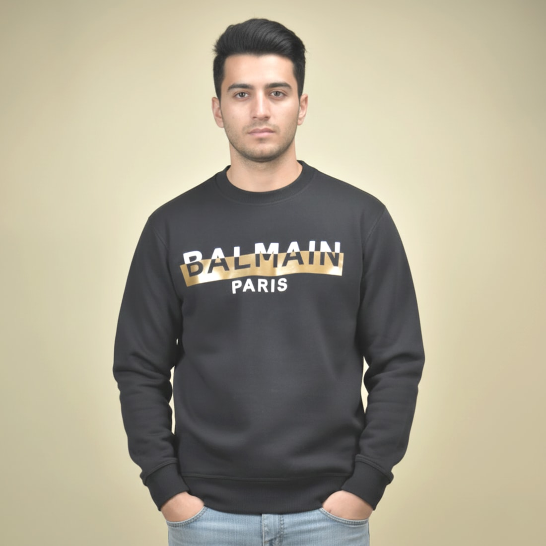 Balmain Black Premium Quality Sweatshirt-1