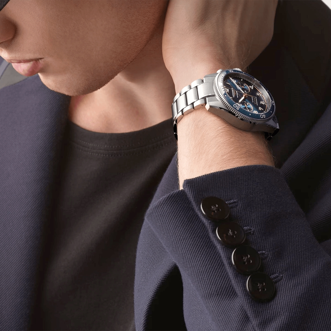 Longines Spirit Flyback 42 mm, Stainless Steel Automatic Watch, L3.821.4.93.6-6