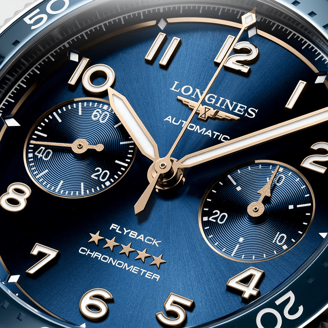 Longines Spirit Flyback 42 mm, Stainless Steel Automatic Watch, L3.821.4.93.6-4