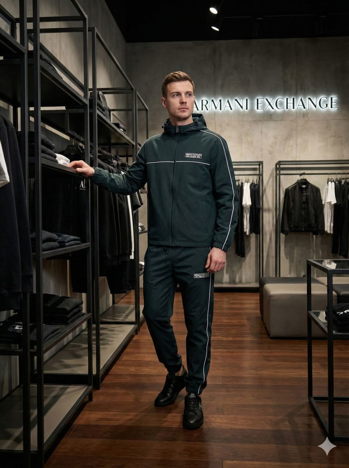 Armani Exchange Green Premium Quality Tracksuit-0