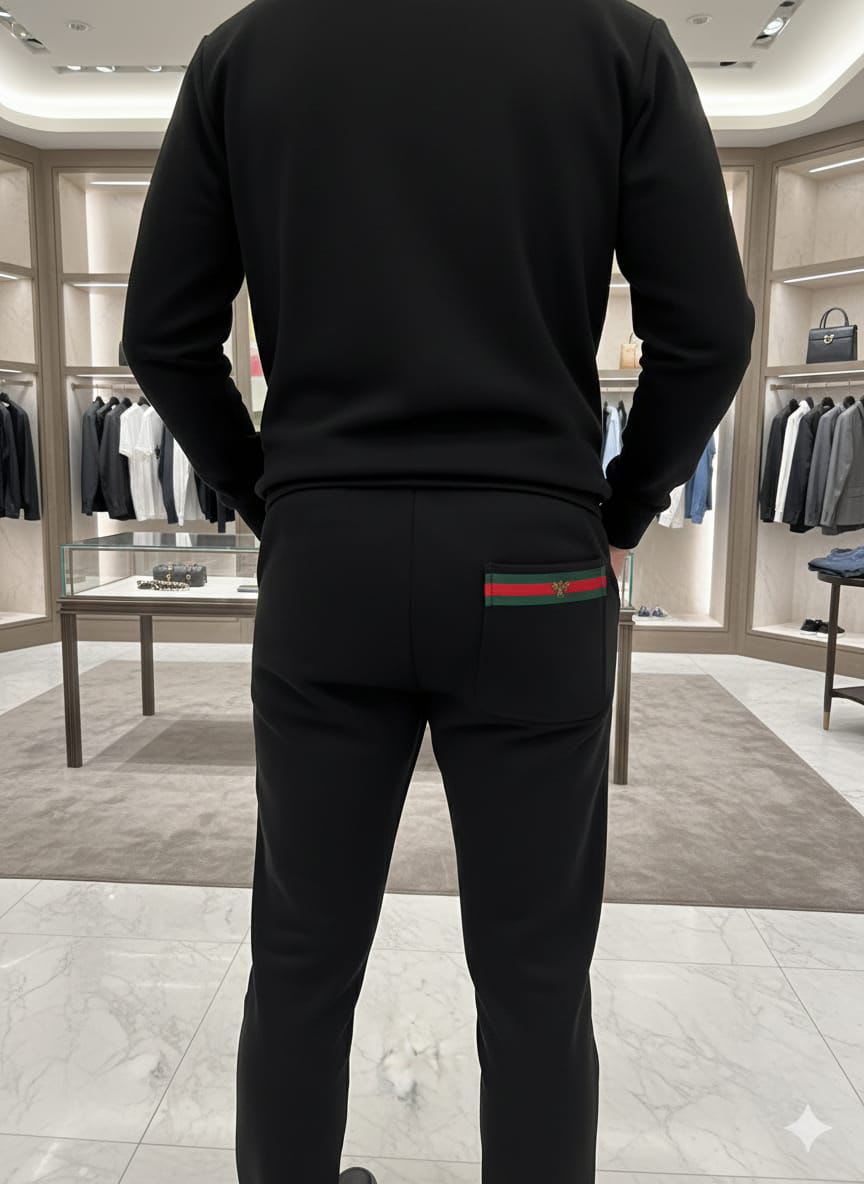 Gucci Black Premium Quality Track Pant-2