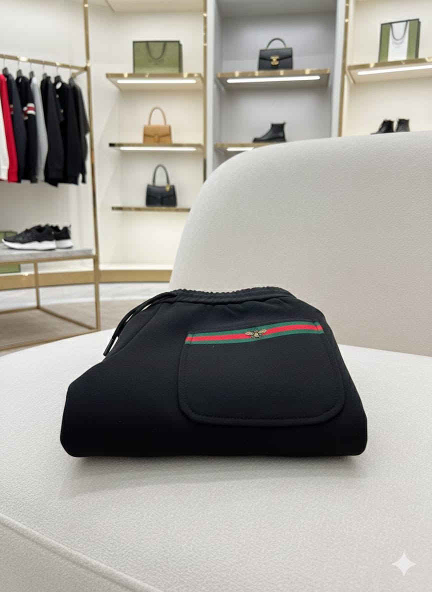 Gucci Black Premium Quality Track Pant-5