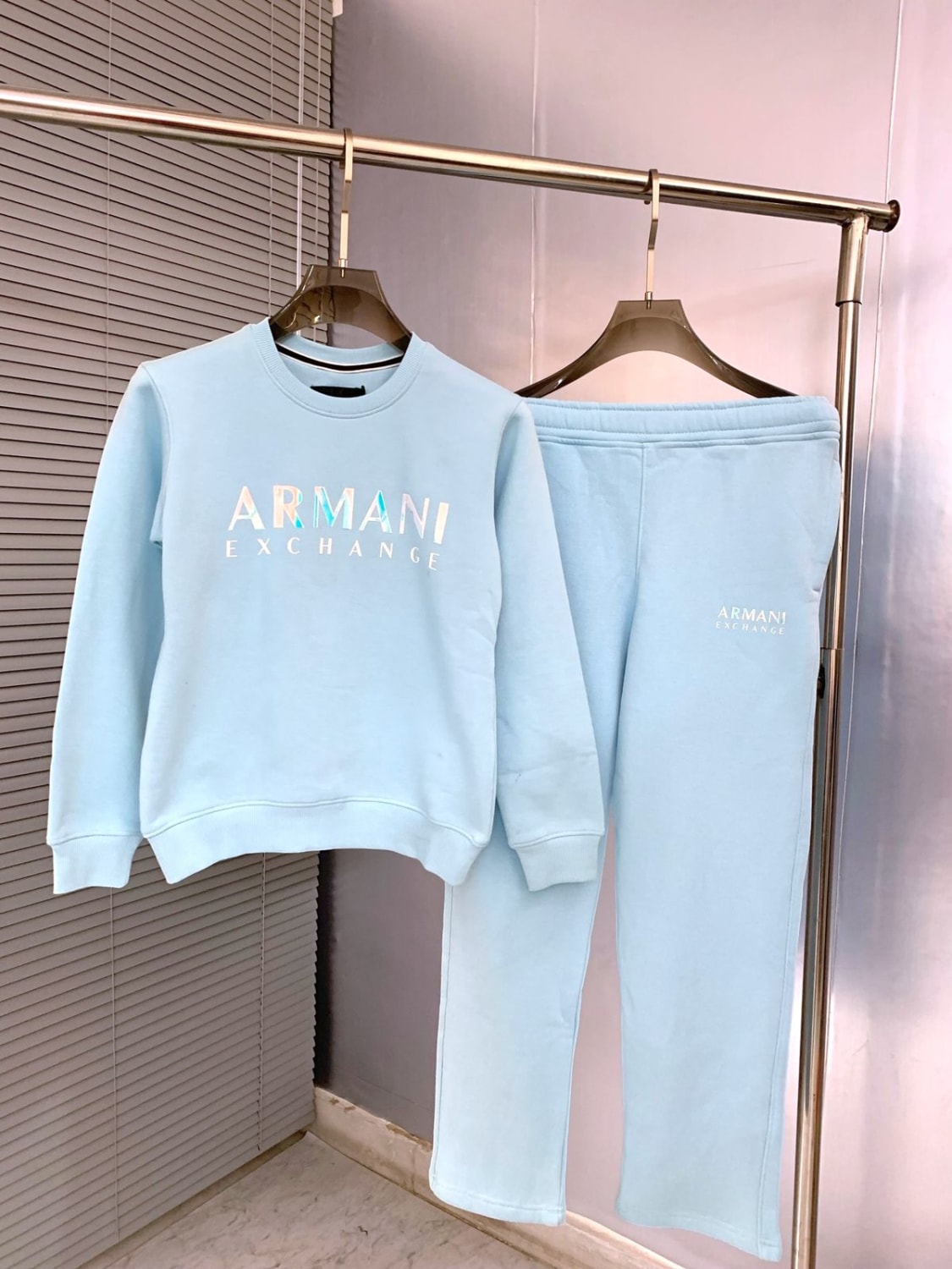 Armani Exchange Blue Premium Quality Tracksuit-3