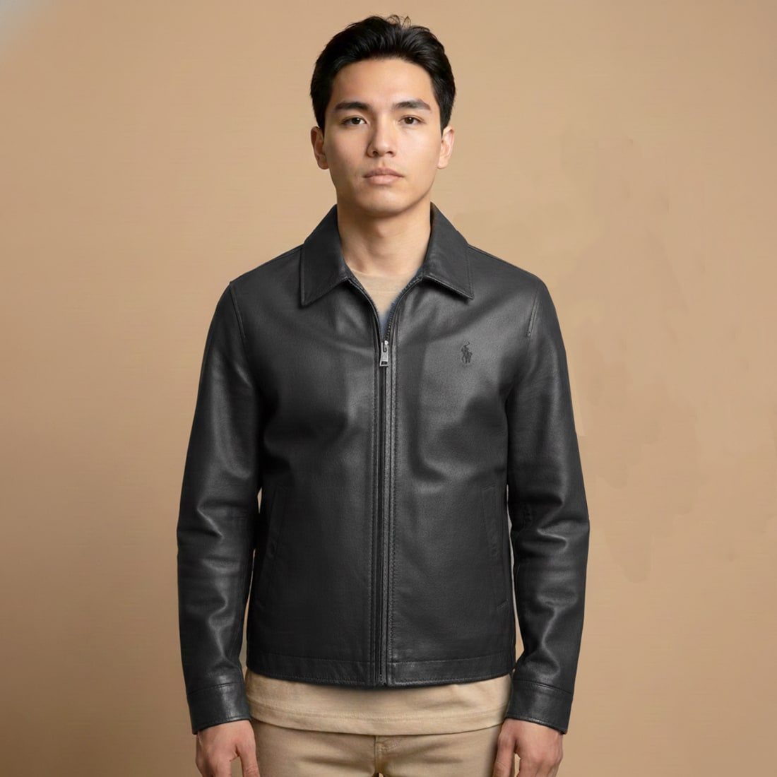 Ralph Lauren Black Premium Quality Cotton Blend Jacket-0
