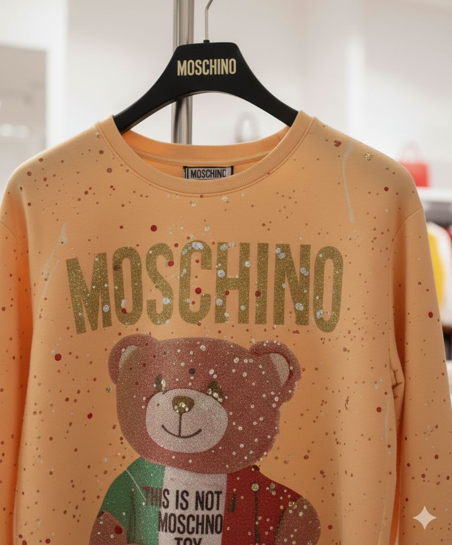 Moschino Peach Premium Quality Sweatshirt-3
