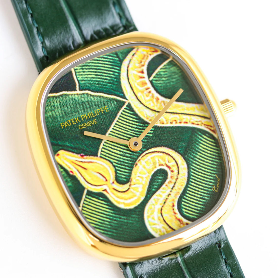 Patek Philippe Golden Ellipse "Burmese Albino Python" Watch 5738/50J-001-4