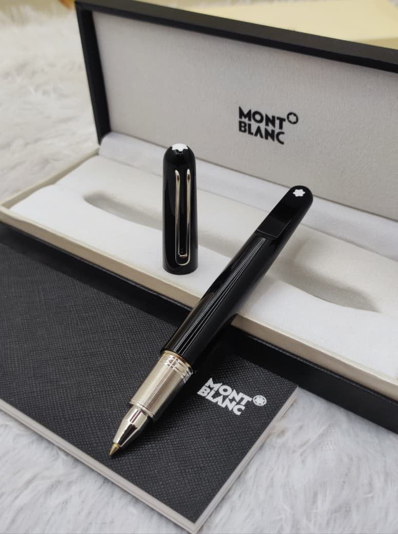 Mont Blanc Black Premium Writing Pen-0
