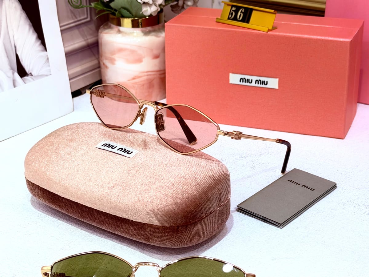 Miu Miu Pink Premium Women's Sunglasses-0