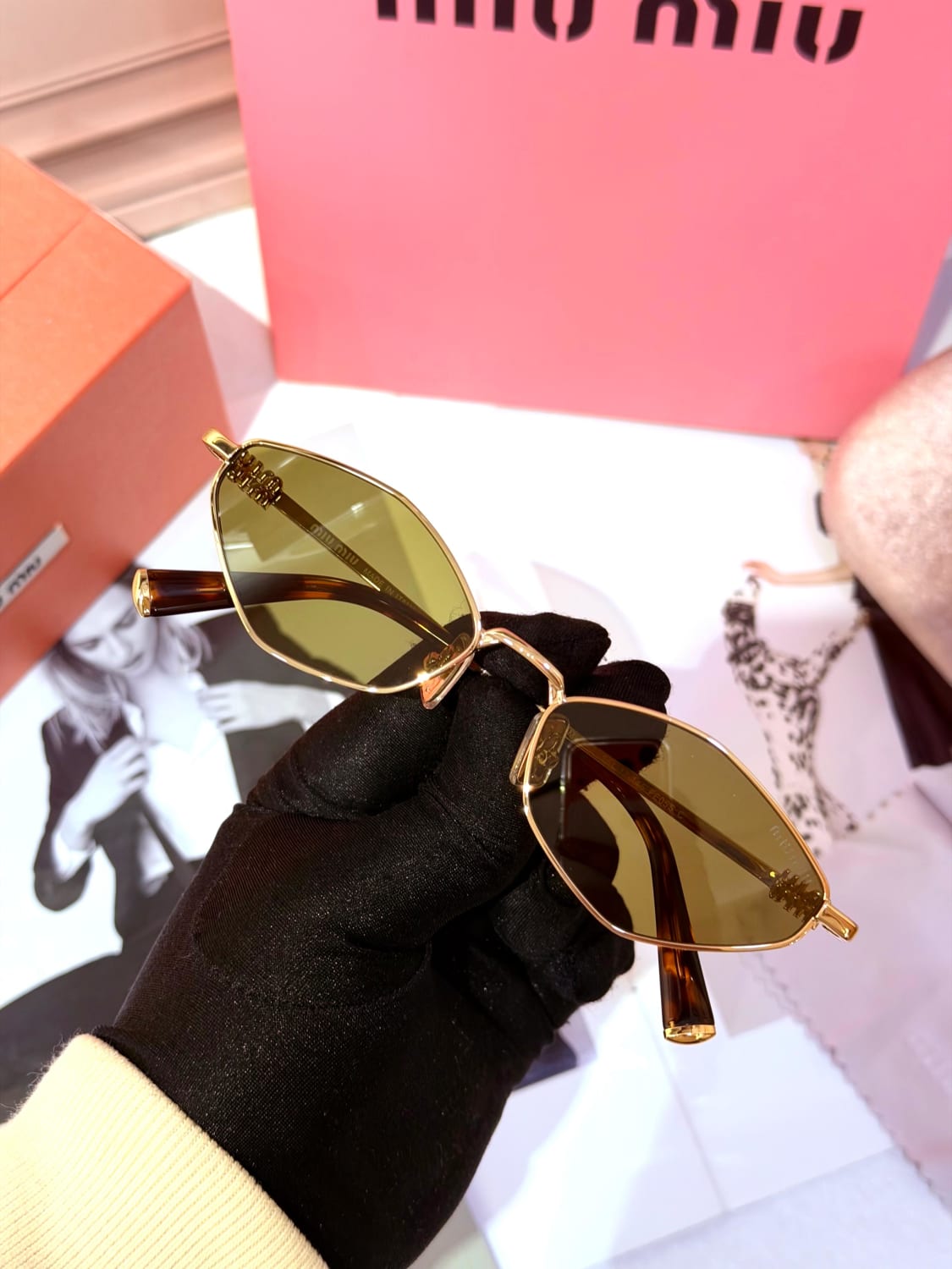 Miu Miu Brown Premium Women's Sunglasses-5