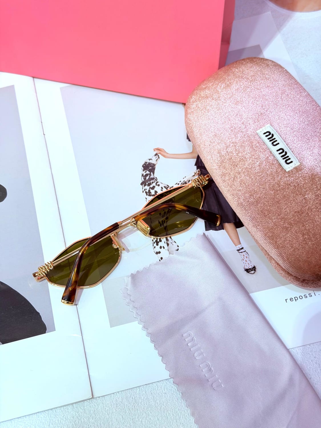 Miu Miu Brown Premium Women's Sunglasses-2