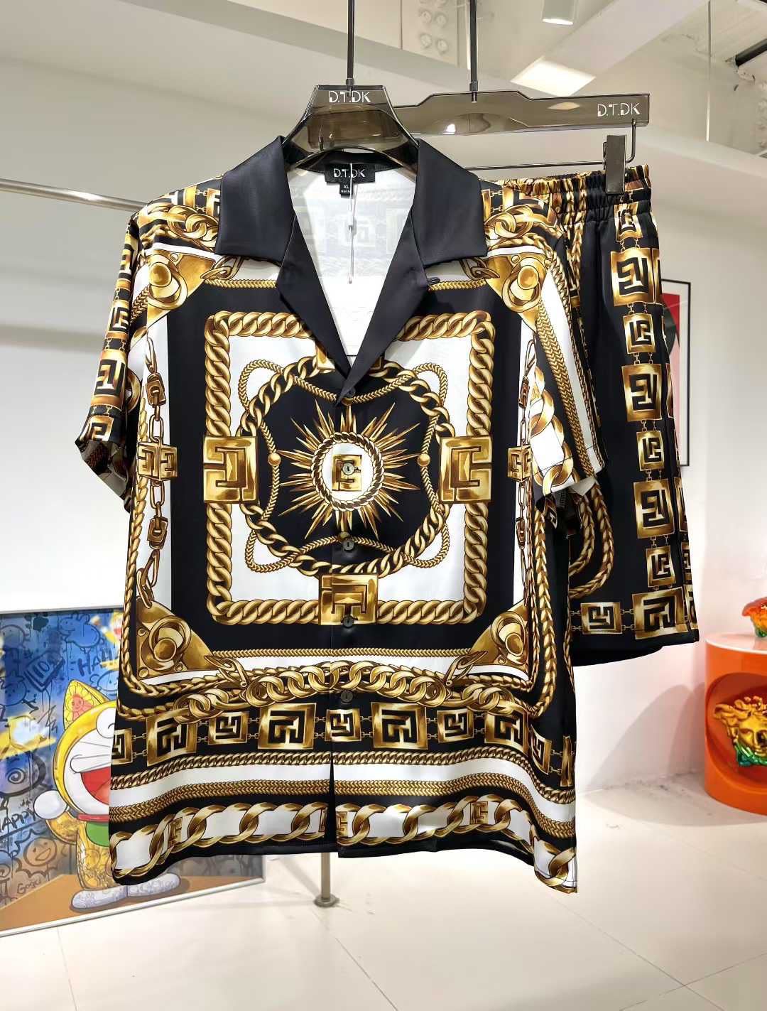 Blamain Black Premium Quality T-shirt & Shorts Combo-0