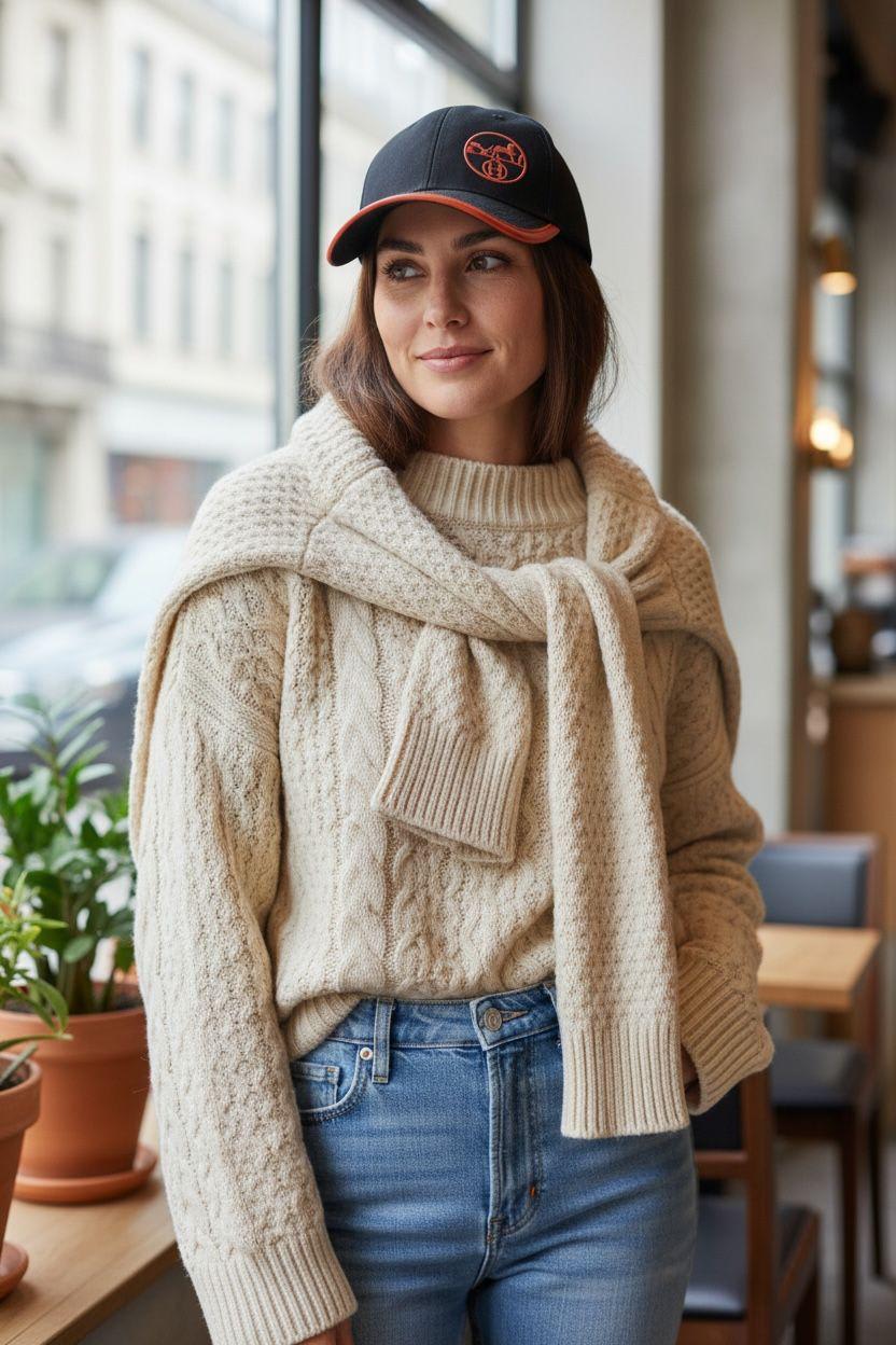 Hermes Black Premium Quality Caps-1