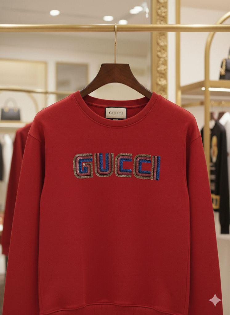 Gucci Red Premium Quality Sweatshirt-2