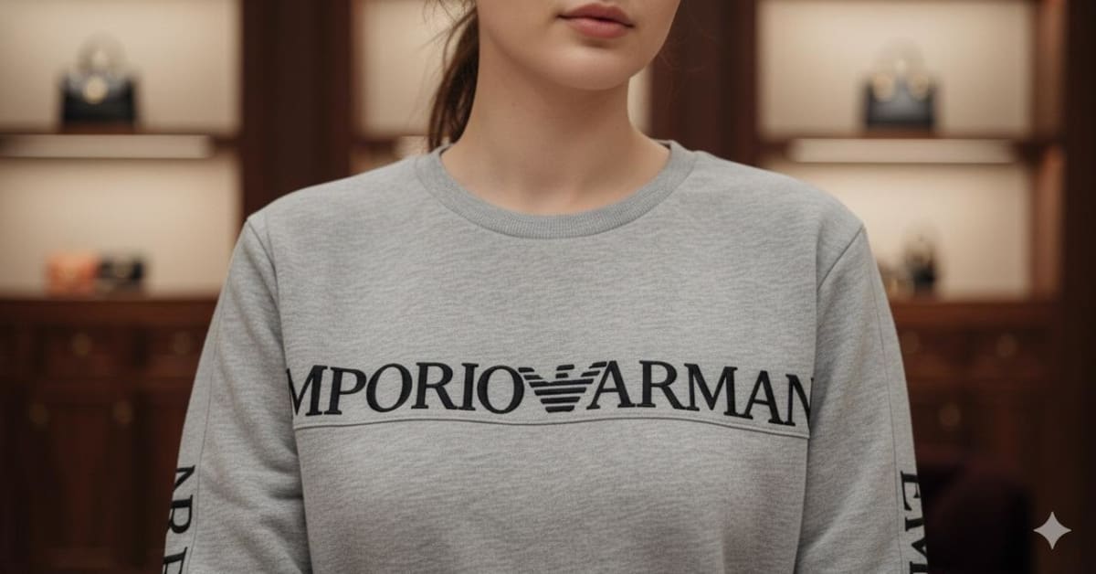 Emporio Armani Grey Premium Quality Sweatshirt-2