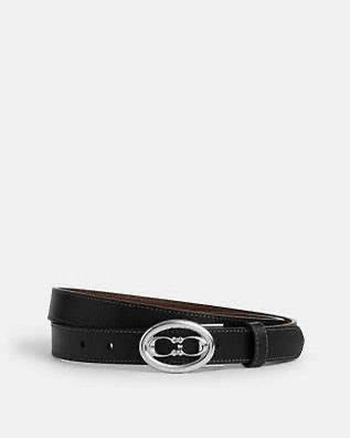 Coach CC Logo Black Premium Quality Belt-0