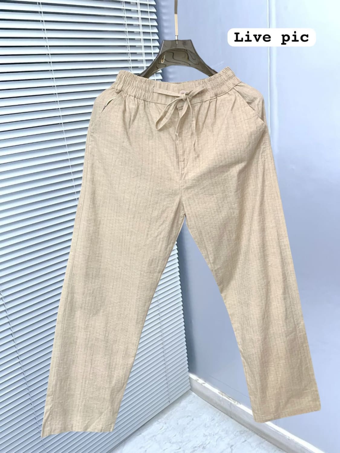 Zara Cream Premium Linen Heavy Quality Lower-2