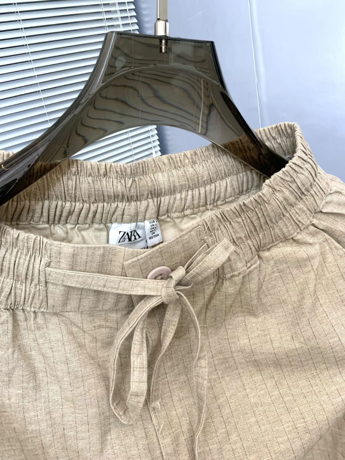 Zara Cream Premium Linen Heavy Quality Lower-4