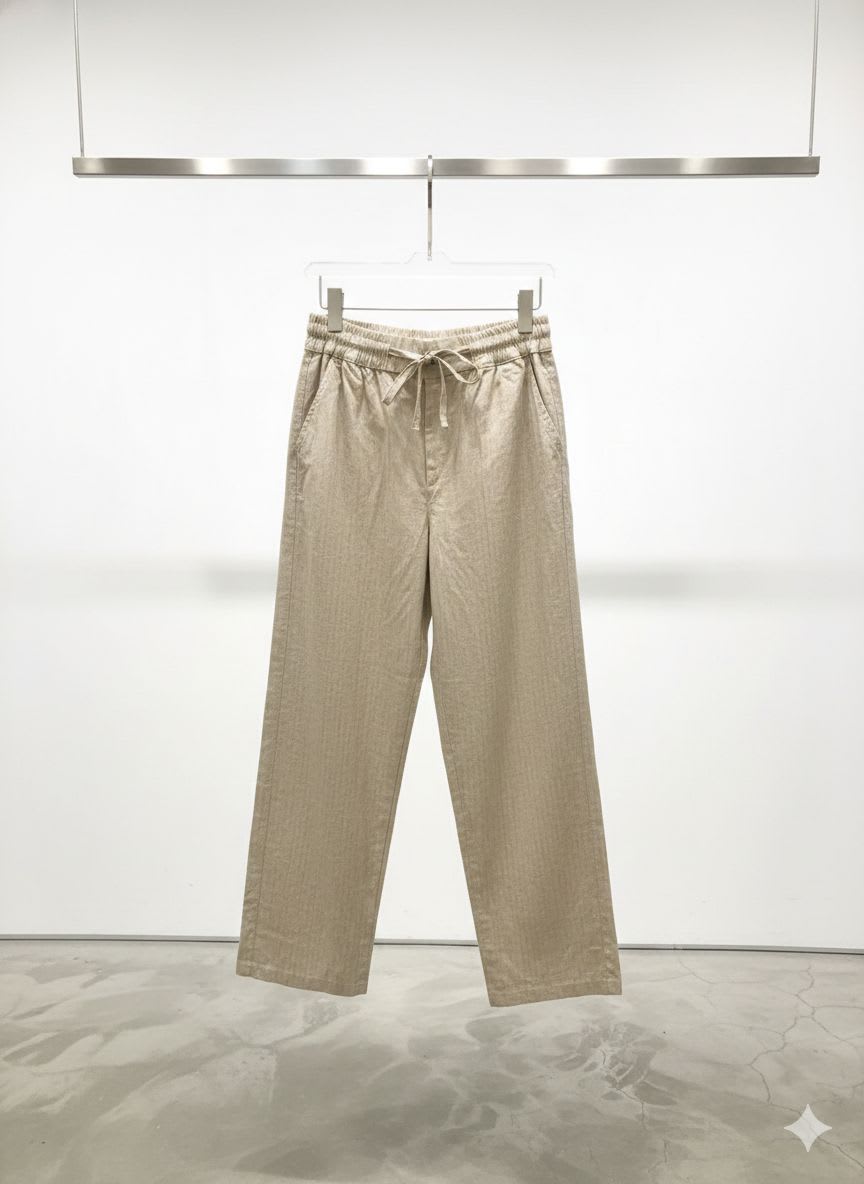 Zara Cream Premium Linen Heavy Quality Lower-1