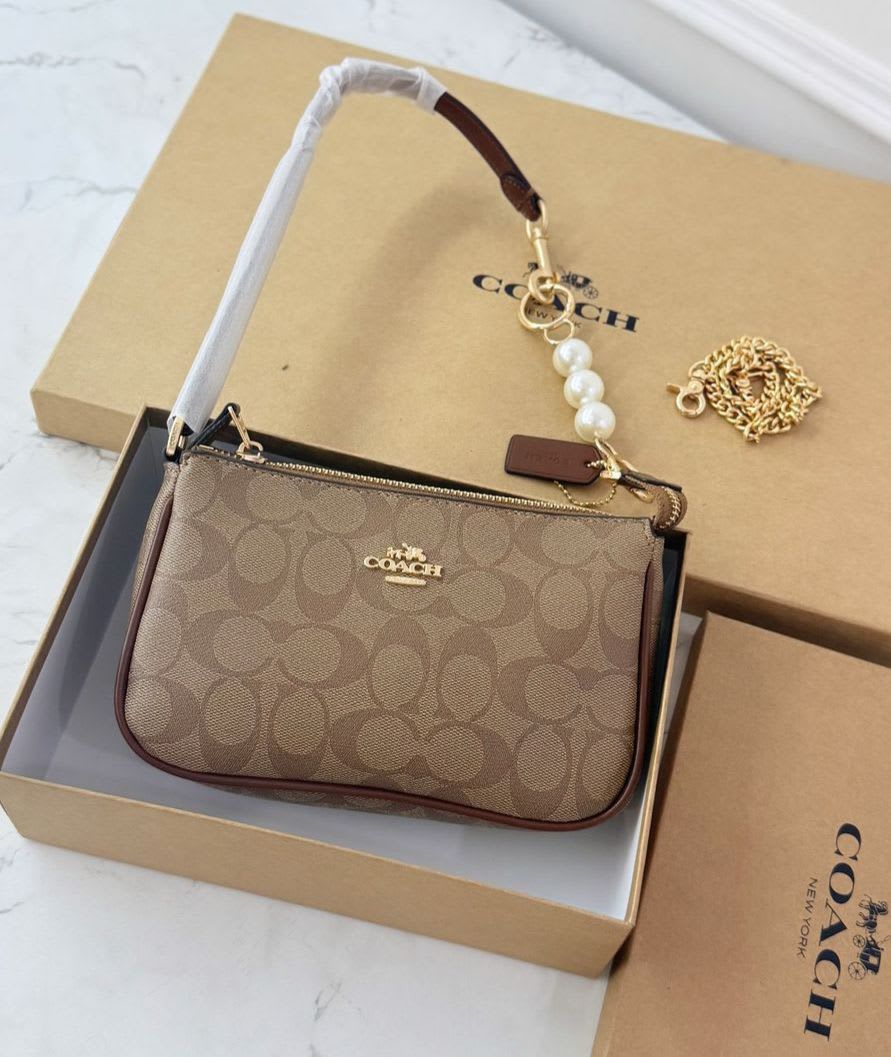 Coach Pearl Edition Brown Shoulder Bag-0