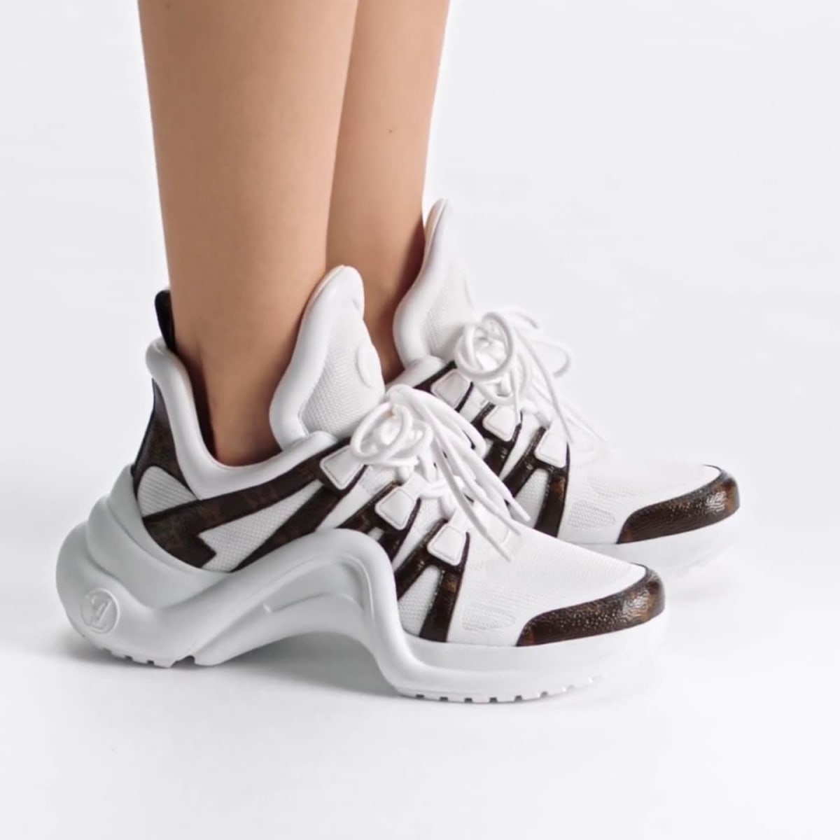 Louis Vuitton White Premium Quality Archlight Sneakers-6