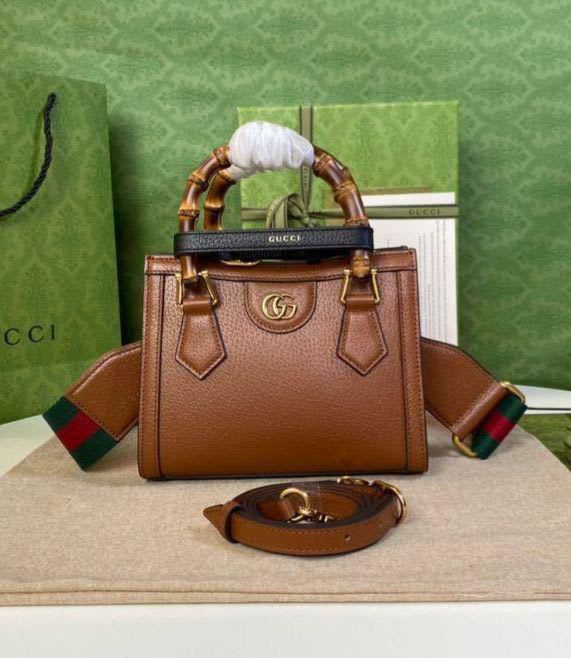 Gucci diana Bamboo Brown shoulder bag-0