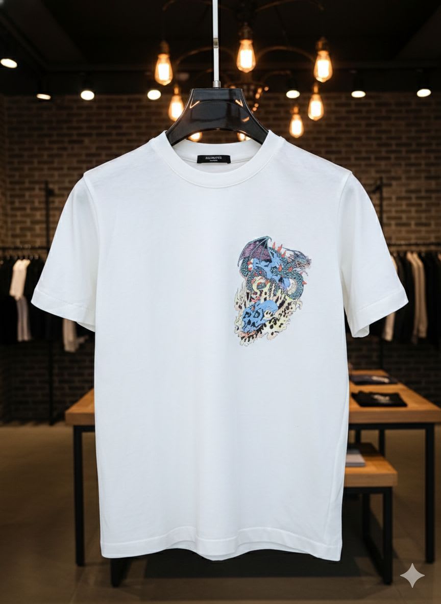 All Saints White Premium Quality T-shirt-0