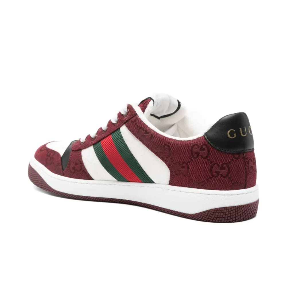 Gucci Red Screener GG Sneakers-2